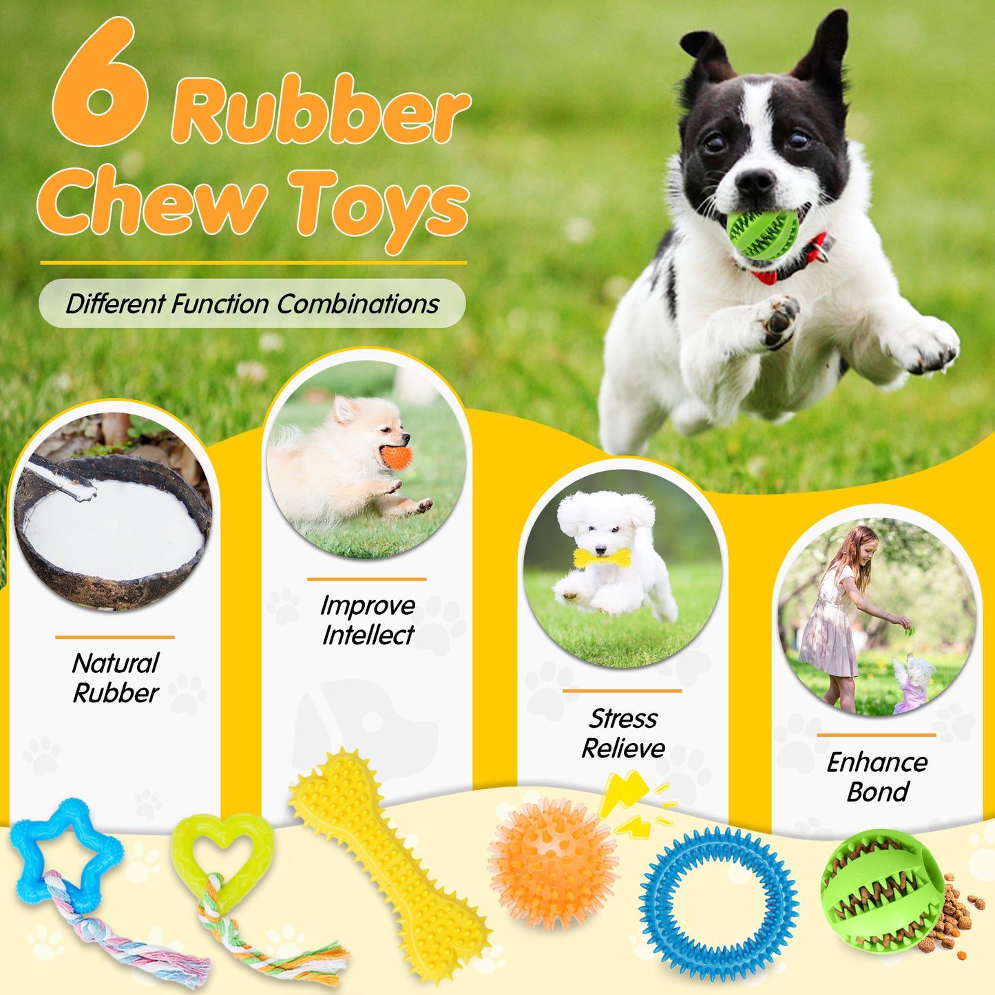 Zeaxuie 25 Pack Puppy Chew Toys Set for Small Dogs