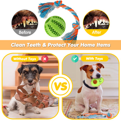 Zeaxuie 25 Pack Puppy Chew Toys Set for Small Dogs